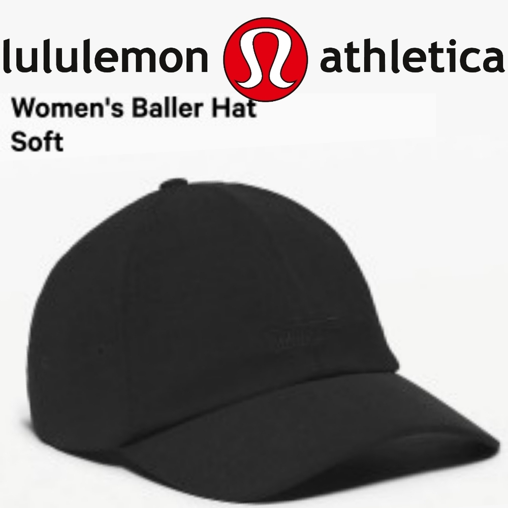 NWTWomen's Baller Hat Soft. Black O/S Adjustable